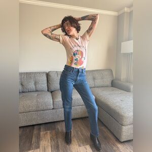 Wrangler Men’s Blue Straight Leg Jeans